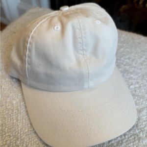 J Crew Dad Hat Baseball Cap, Cream